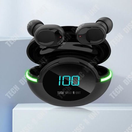 Bluetooth-hörlurar - TD - Y80 - Brusreducering - Digital display - HD-samtal