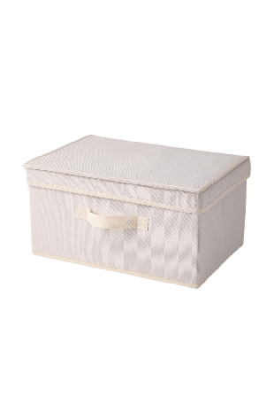 Åhléns Home Förvaringslåda med lock NOAH 38x27 cm Förvaring Beige ONESIZE