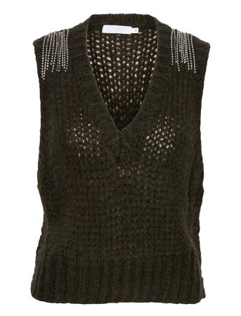 Knit Vest With Rhine St S Green Coster Copenhagen