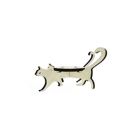 Søt Trekatte Blomsterpottestativ Balkongplantepotte Visningshylle Plantestativ Stativ for Innendørs Planter