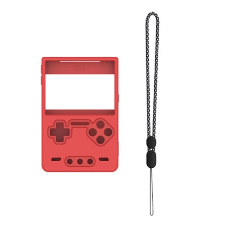 Gamepad-hus Silikonebeskyttercover med snor til Trimui Brick-konsol Ridsefast skalbeskyttelsesærme