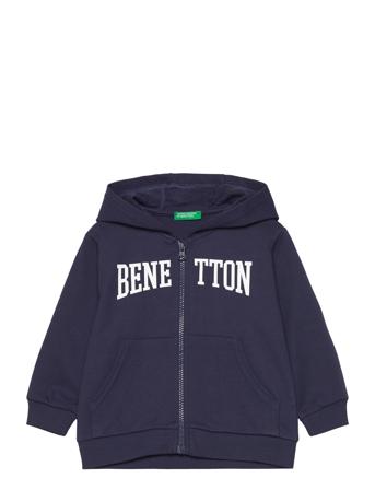Jacket W/Hood L/S United Colors Of Benetton Blue