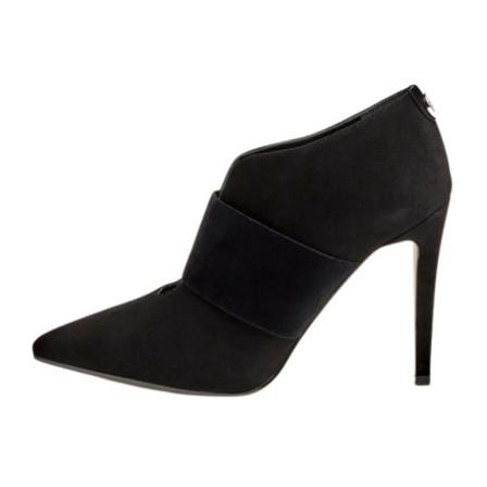 Guess Scarpe Ankle Boot Mod. Wrapped shootie suede d20g82 Sort, Dame Stiletter, Størrelse: 40 EU