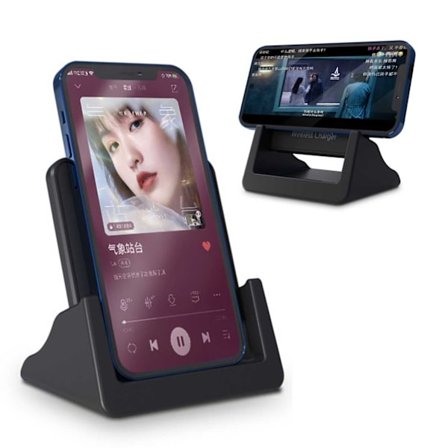 Mobil stativ trådløs oplader 10w Qi opladningsplade