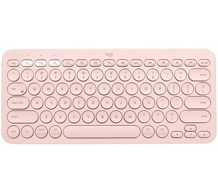 Logitech K380 Multi-Device Bluetooth Keyboard - tastatur - QWERTY - US International - rosa