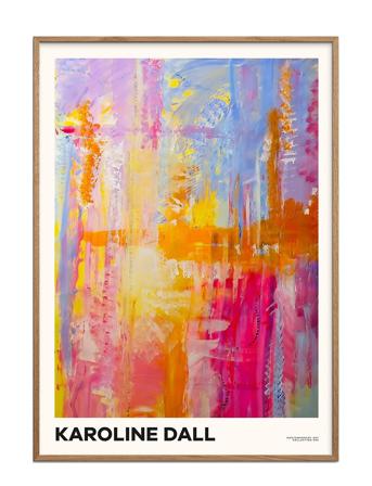Karoline Dall - Contemporary Art Collection — 05 Patterned Poster & Frame