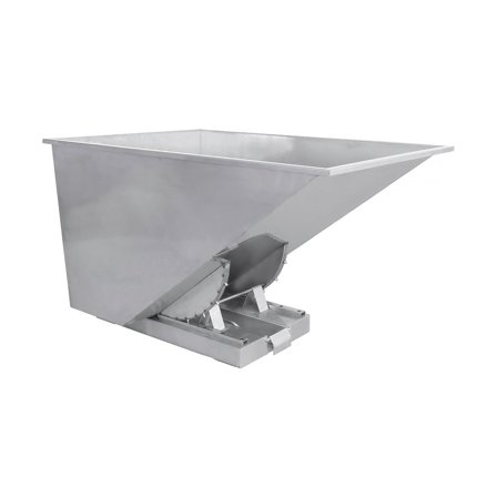 Tippcontainer, rostfri 304, 1100 liter