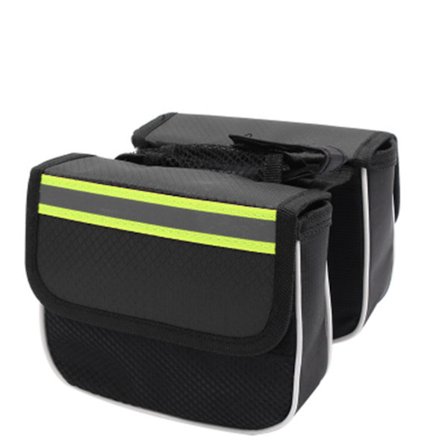 Styrbag (svart) cykeltillbehör cykel framställ bag cykel