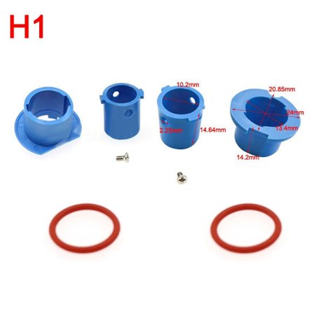 2 stk. Bil LED Forlygte Pære Sokkel H1 H1