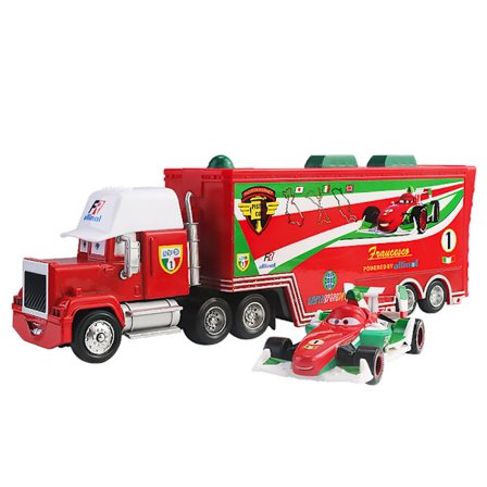 Lightning McQueen Jackson Storm Mack Onkel Truck Metalbil