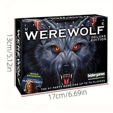 Nye Modeller Brætspil, Ultimate Werewolf Deluxe Edition, Engagerende Social Fradrag, Hurtigt Spil, Skjulte Roller & Bluffing Jul D 1 stk