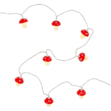 Lys Sopp Lyslenke Utendørs Hage Sol Flue Sopp Varm Hvit Led 3.5m Ip44