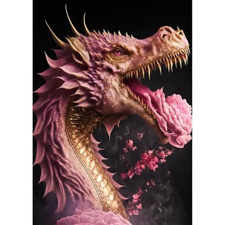 5D Diamantmaleri 30x40cm Drage E