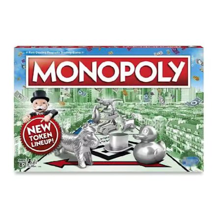 Engelsk Jernboks Monopoly Kort Eiendom Brettspill DEAL MONOPOL Tyskland Grab the Bell Sequence Maze