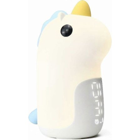 Børnevækkeur og natlampe med snooze, genopladeligt digitalt ur, berøringsfølsom natlampe til sengebordet, sød enhjørning til 