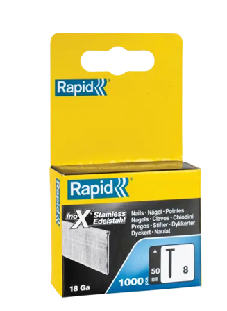Rapid Nr 8 Dyckert rostfri 50 mm, 1000-pack, Infästning