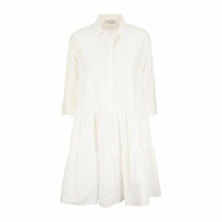 Fabiana Filippi Organic cotton Kjole Hvid, Dame