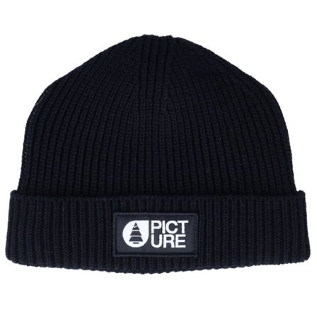 Picture - Svart cuff Beanie - Kids Lizo Beanie Black Cuff @ Hatstore