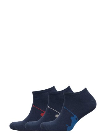 Polo Ralph Lauren Big Pony Sock 3-Pack - Blue - ONE SIZE