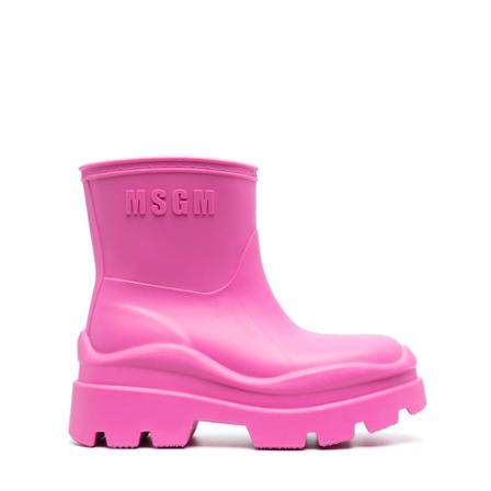 Msgm, Rain Boots Różowy, Kobieta, Rozmiar: 40 EU