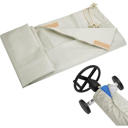 Soldekseltrekk for svømmebasseng opptil 18 fot bredt, vanntett bassengtrekk for over bakken og nedgravde basseng (18 fot: 550 x 96 cm)