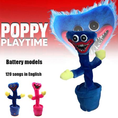 Poppy Playtime Huggy Wuggy Dansende kaktusleketøy ROSA rosa