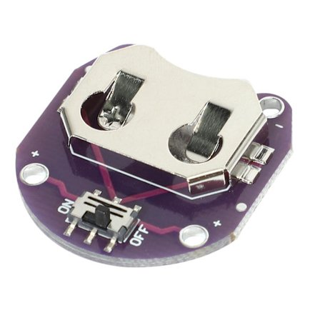 Batteriholder for knappcelleknapp CR2032