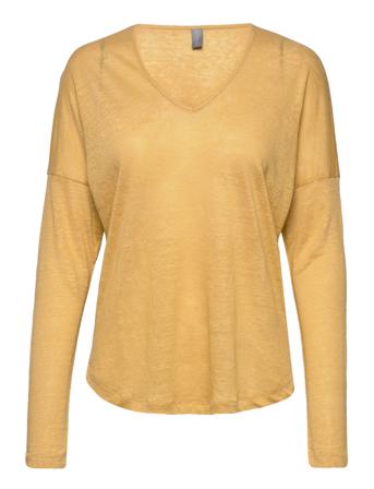 Cuangla Batwing T-Shirt Yellow Culture