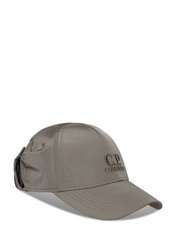 C.P. Company Baseball Cap (Chrome-R Goggle Cap) - Khaki green - L