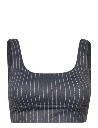 Pinstripe Core Bra Lingerie Bras & Tops Sports Bras - ALL Multi/mønstret AIM'N