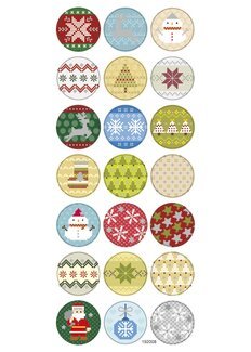 Stickers Julebroderi - Creativ Company