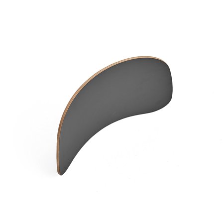 Rückenlehne für Klassenzimmerstuhl YNGVE, Kufengestell, anthrazit, Größe 6