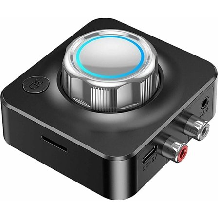 Bluetooth 5.0-mottagare med aptX-LL låg latens, 3,5 mm & RCA för trådlös ljudströmning i bilen