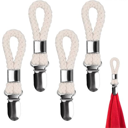 4 kpl Tiskirättipidike, Pyyheiden ripustuspidike, Ripustettava säilytyspidike, Tiskirättipidikkeitä, Kangasripustin, Keittiön tiskirättipidike, 