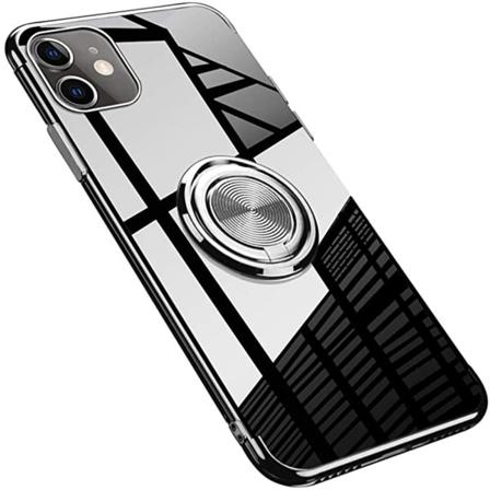 iPhone 12 Skal med Ringhållare Silver