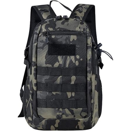 12L Rygsæk til mænd og kvinder, udendørs vandreture, camping, multi-lomme skoletaske, lille dagsrygsæk