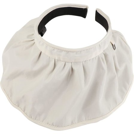 IC Beige 2-i-1 solhatt Damehatt med pannebånd bremmet Rullbar sommerstrandhatt UPF 50+ UV-beskyttelse sammenleggbar