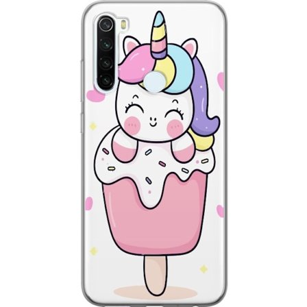 Mobilskal till Xiaomi Redmi Note 8 med Glad enhörning