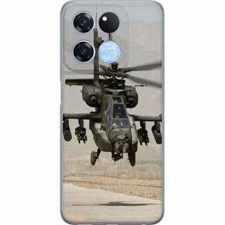 Oneplus Ace Racing Genomskinligt Skal Ah-64 Apache Attack Heli