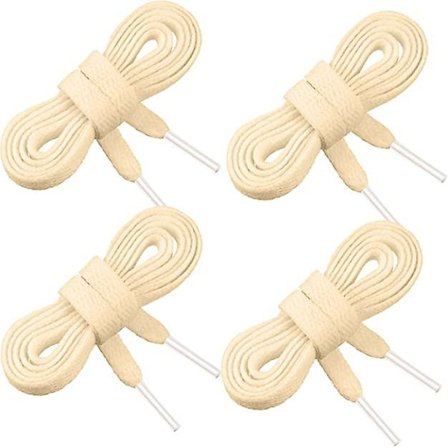 2 par platta skosnören träningssnören (1,2 m)