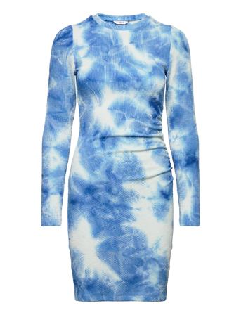 Enguava Ls Dress 6986 Kort Kjole Blå Envii*Betinget Tilbud