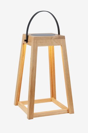 Markslöjd - Lanterne med solceller Nordic - Brun - Solcellelamper - Fra Homeroom