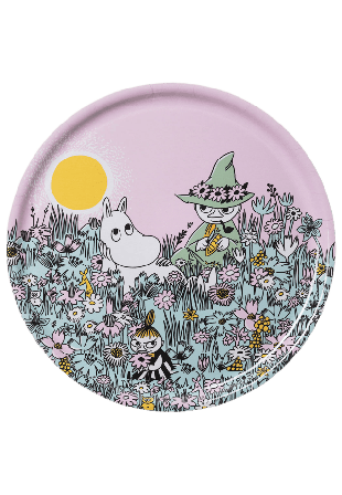 Arabia Mumin bricka 35 cm Serveringstillbehör Flerfärgad 35CM