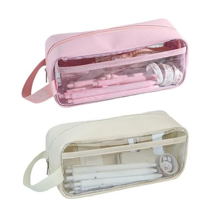 Transparent Blyantboks Japansk - Stor Kapasitet Jenter Høy Kvalitet Blyant Blyantboks Enkel Blyantboks