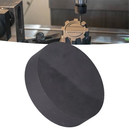 Grafittblokk Rund Høy Renhet Plate Slitasjebestandig Smøremiddel Materialer 120x30mm