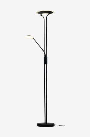 Aneta Lighting - Lattiavalaisin Granada - Musta - Lattiavalaisimet - - Homeroom