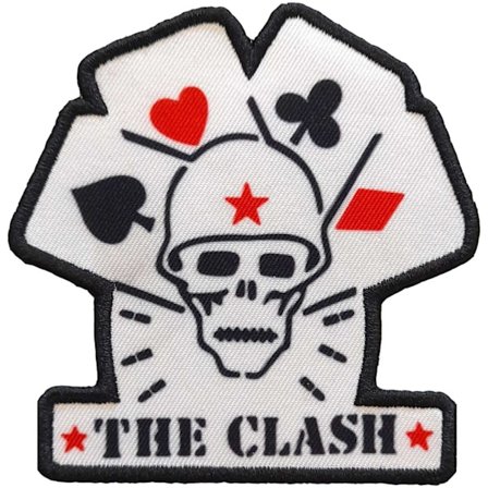 The Clash Cards Strykjärnsmärke One Size Svart/Röd/Vit