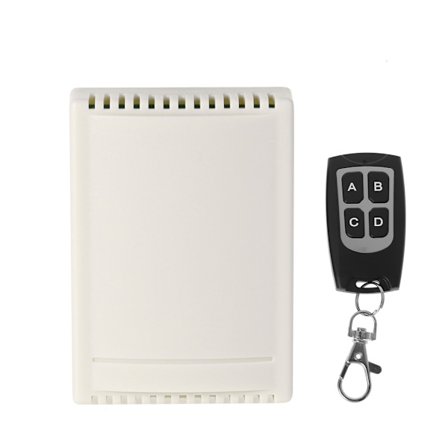 Trådløs fjernbetjeningskontakt til DC 12V 4-kanals multifunktionsfjernbetjeningskontakt 433Mhz Sender RF Elektronisk kontrol