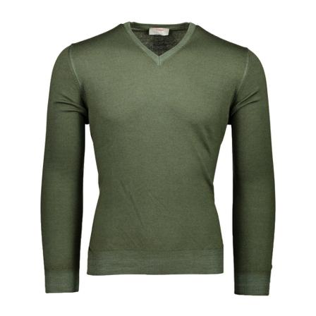 Gran Sasso, Jersey Groen, Heren, Maat:S,wol