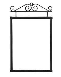 Smidesram med ornament